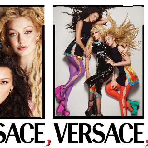 models spot versace gigi hadid|gigi hadid style 2022.